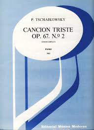 Play over 265 million tracks for free on soundcloud. Tchaikovsky Cancion Triste Op 40 NÂº 2 Para Piano By Tchaikovsky 2005 Sheet Nbsp Music Mega Music