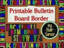 Free Printable Bulletin Board Border Bulletin Board Borders Bulletin Board Letters Church Bulletin Boards