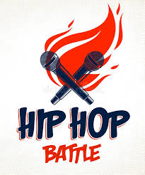 Enter your business name and create a stunning hip hop logo tailored just for you. Rap Battle Vector Logo Or Emblem With Two Microphones Crossed And Fire Hip Hop Hot Rhymes Music Mic In A Flames Concert Festival Stock Vector Illustration Of Entertain Live 155439132