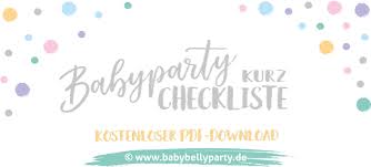 Bei den alten griechen galt die eule als symbol von. Kostenlose Babyparty Checkliste Fur Deine Planung Organisation Baby Belly Party Blog