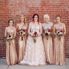 Sparkling Styles Fit For Royalty Shoprevelry Wedding Photography Bridal Party Wedding Photography Props Metallic Bridesmaid Dresses