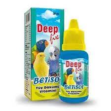 deep betisol kuslar icin tuy dokumu vitamini 30 ml kus ilaclari ve vitaminleri deep