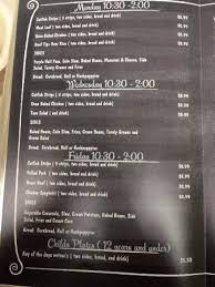 2017 Menu Picture Of A Touch Of Home Restaurant And Bakery West Point Tripadvisor