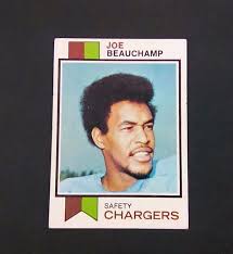 Football cards Joe Beauchamp Chargers No 226 Topps cards T.C.G inc 1972