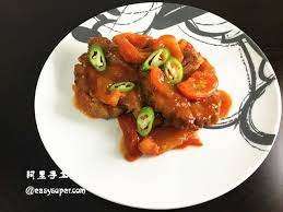鮮茄豬扒 附食譜 recipe
