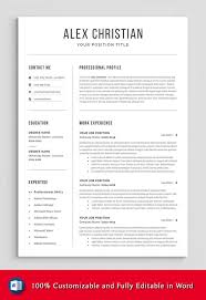 Find all types of job positions or industries in our collection. Modern Resume Template Professional Etsy In Cover Letter For Words Organized Declaration Organized Resume Template Resume Easy Resume Template Journeyman Resume Example Resume Sample For Beautician Job Business Manager Resume Security Resume
