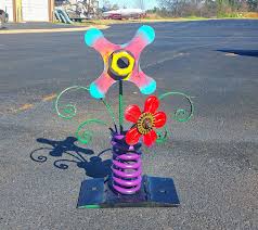 (36) total ratings 36, $41.49 new. Buy Custom Made Metal Outdoor Sculpture Scrap Metal Flower Garden Decor Outdoor Decor Made To Order From Metal Art At Recycled Salvage Design Custommade Com