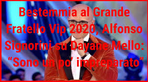 Grave lutto per dayane mello, la finalista del grande fratello vip 5. Bestemmia Al Grande Fratello Vip 2020 Alfonso Signorini Su Dayane Mello Sono Un Po Impreparato Youtube