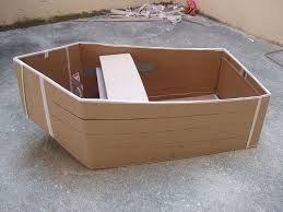 How To Make A Cardboard Boat Cardboard Boat Photo Props Diy Boat Decor