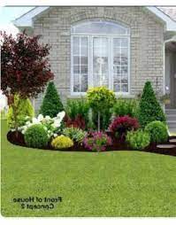 A simple frontal pathway with lush green lawn from both side and a touch of flower bed give a perfect landscaping recipe for the front of your home. 103 Beautiful Evergreen Grasses Landscaping Ideas Front House Landscaping Front Yard Garden Design Front Yard Landscaping Design