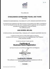 Dti Permit Tacloban City Business Names Tacloban