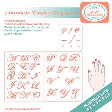 We have got 7 picture about letra cursiva mayuscula y images, photos, pictures, backgrounds, and more. Abecedario Cursiva Mayuscula Stencil Plantilla Decorativa Sd Stencils Decorativos