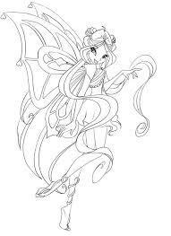 Winx club coloring book coloring pages are a fun way for kids of all ages to . Winx Club Enchantix 4 Coloring Page Free Printable Coloring Pages For Kids