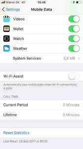 Turning off wifi on an android phone is much the same. Turn Wi Fi Assist Off Apple Ios Ios 12 Device Guides