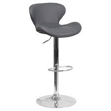 Flash Furniture Contemporary Adjustable Height Barstool With Chrome Base Multiple Colors Walmart Com Adjustable Bar Stools Bar Stools Flash Furniture