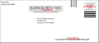 How to address a postcard. Reply Mail Information