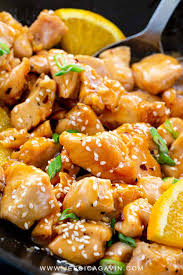 Be sure to grill very hot and very fast!! Chinese Orange Chicken Recipe Jessica Gavin