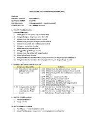 Rpp Mtk Untuk Smk Kelas Xi Ki Kd 2017 Kasmina Dan Toali Pdf