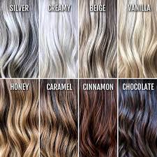 This hair color covers and blends gray hair up to 100% without lifting the hair's natural pigment. The Best Hair Color Chart With All Shades Of Blonde Brown Red Black