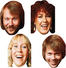 FoxyPrinting Abba celebrity Party Face Fancy Dresss Pack : Amazon.co.uk:  Toys & Games