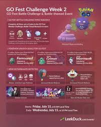 It's going to take a lot of. Go Fest Week 2 Challenge Battle Leek Duck Pokemon Go News And Resources