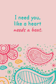We did not find results for: I Need You Like A Heart Needs A Beat Feeling Love Quotes Journal Strong Love Quotes Daily Gratitude Love Pink Diary Light Humor Quote Gift Idea Beautiful