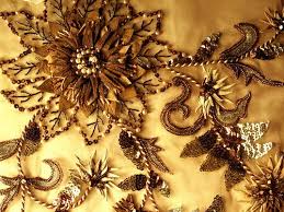 01 An Exclusive Hand Embroidery With Faux Leather And Delicate Beads Tambour Beading Beaded Embroidery Leather Flowers