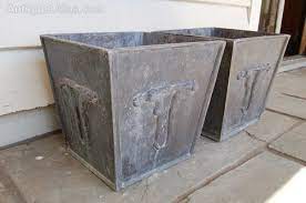 Garden planter £75 each 5ft × 2 ft × 32 high 18 deep other sizes available made to order choice of finishes please call 07397389426 for any more info. Antiques Atlas Pair Of Lead Planters