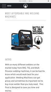 Most Affordable Mig Welding Machines For Home Use Welding Machine Mig Welding Machine Mig Welder