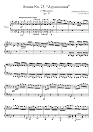 Recommended by the wall street journal. Sonate No 23 Appassionata 3rd Movement Sheet Music For Piano Solo Musescore Com