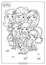 Select from 33011 printable crafts of cartoons, nature, animals, bible and many more. Printable Strawberry Shortcake And Friends Coloring