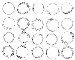Free Free Circle Flower Monogram Svg SVG PNG EPS DXF File