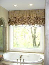 Plus, going the diy route is a great way to save money! Style And Elegance Susan 39 S Designs Bathroom Window Treatments Bathroom Windows Curtains With Blinds