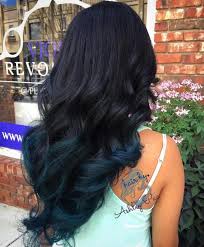 7 Black Hair With Dark Blue Ends Jpg 687 829 Black Hair Ombre Ombre Hair Hair Color For Black Hair