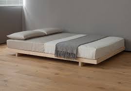 In terms of decor, a. Kobe Low Bed Solid Wood Natural Bed Company
