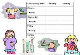 Reward Charts For Healthy Teeth