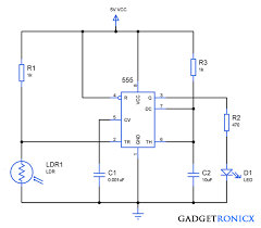 In this dark detector circuit, the 555 timer ic is in astable mode. Pin On Engineering Projects