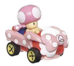 Amazon.com: Hot Wheels Mario Kart Toadette with Birthday Girl Kart : Toys &  Games