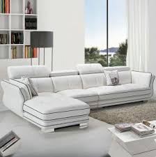 Give all of your guests something to admire and add an element of wow factor into your living room. China White Modern Home Furniture Sectional Leather Sofa 29 China Sofa Furniture Leather Sofa