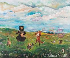 Print June Birthday Gift Home Decor Spring Animal Band Spring Woodland Nursery Nursery Art Sprin Woodland Art Animal Wall Art Nursery Spring Art