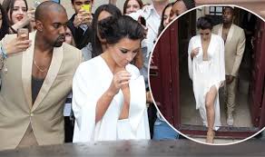 This past october, he gave her a hologram of her late father, robert kardashian, for her birthday. Kim Kardashian And Kanye West Cause Chaos In Paris On The Eve Of Their Wedding Celebrity News Showbiz Tv Express Co Uk