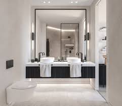 The rough brick wall and unfinished wood table of this space contrast with the smooth, geometrical look of the washbasin and mirror. Bathroom Designs Ideas From Luv Studiobathroom Designs Ideas From Luv