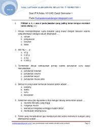 Check spelling or type a new query. Soal Uas Fisika Kelas 7 Semester 1 Jawabanku Id