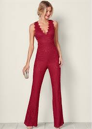 Venus Women S Lace Jumpsuit Jumpsuits Rompers Red Lace Jumpsuit Lace Jumpsuit Womens Lace Jumpsuit