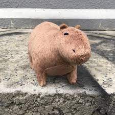 Capybara Plush Toy Stuffed Capybara Plushie Fluffy Etsy In 2021 Cute Stuffed Animals Capybara Plush Toy