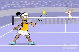 Black Hair Girl Playing Tennis Digital Art By Daniel Ghioldi An estimated one billion people worldwide follow tennis, tuning in from around the world. black hair girl playing tennis by daniel ghioldi
