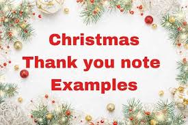 Thank you for gift samples. 21 Christmas Thank You Examples With Tips Tons Of Thanks