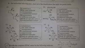 Difference Between Conformational Constitutional And Structural Isomers And The Same And Different Molecules Chemistry Stack Exchange
