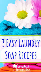 easy laundry soap recipes proverbial