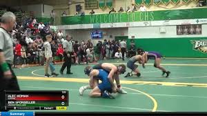 John Martinez (Wauseon) vs Ben Sponseller (Uniontown Lake)